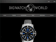 Tablet Screenshot of bigwatchworld.com